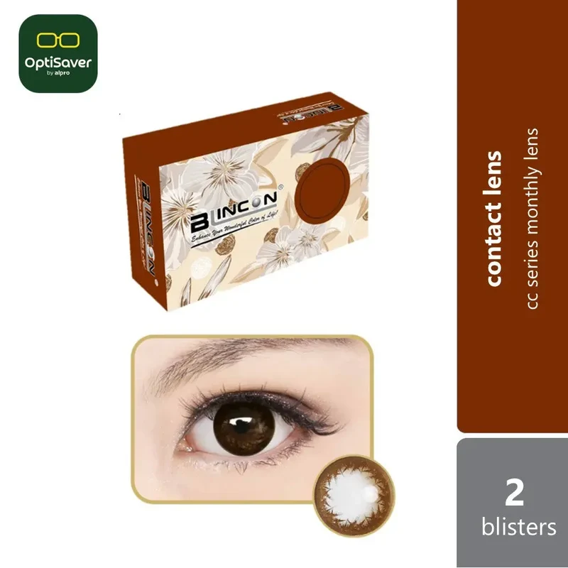 Blincon CC Natural Color Lens 30D 2s | Monthly Contact Lenses [Natural Honey]