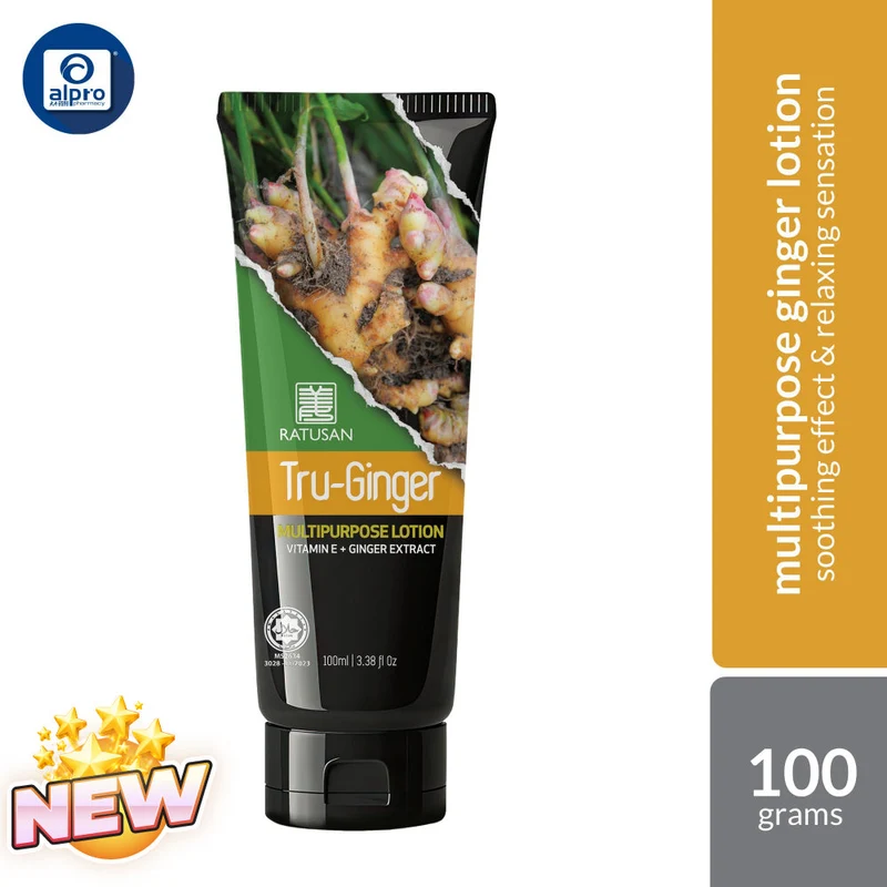 Ratusan Tru-Ginger Multipurpose Lotion 100mL | Cooling & Soothing Massage Lotion