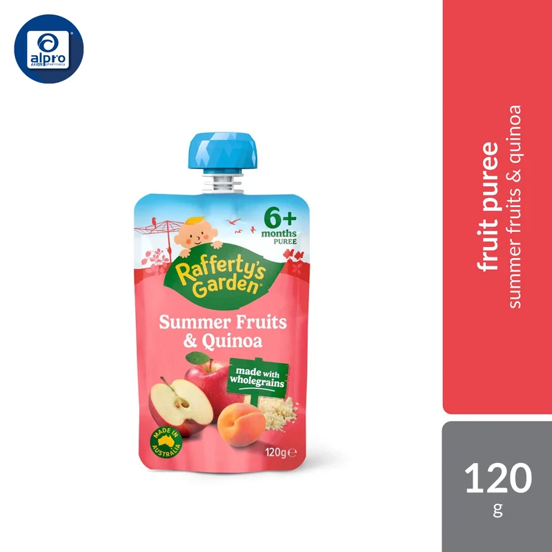 Rafferty's Garden Summer Fruits & Quinoa Baby Food 120g | Fruitful Goodness
