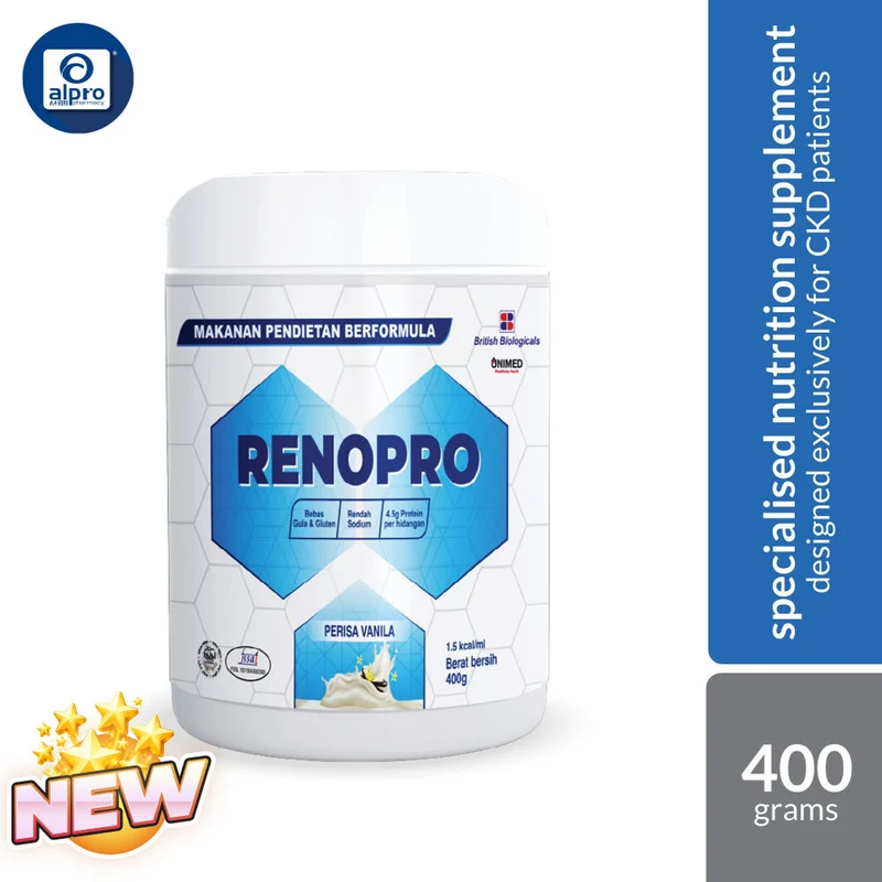 Criticare Renopro LP Vanilla 400g | Designed Exclusively For CKD Patients