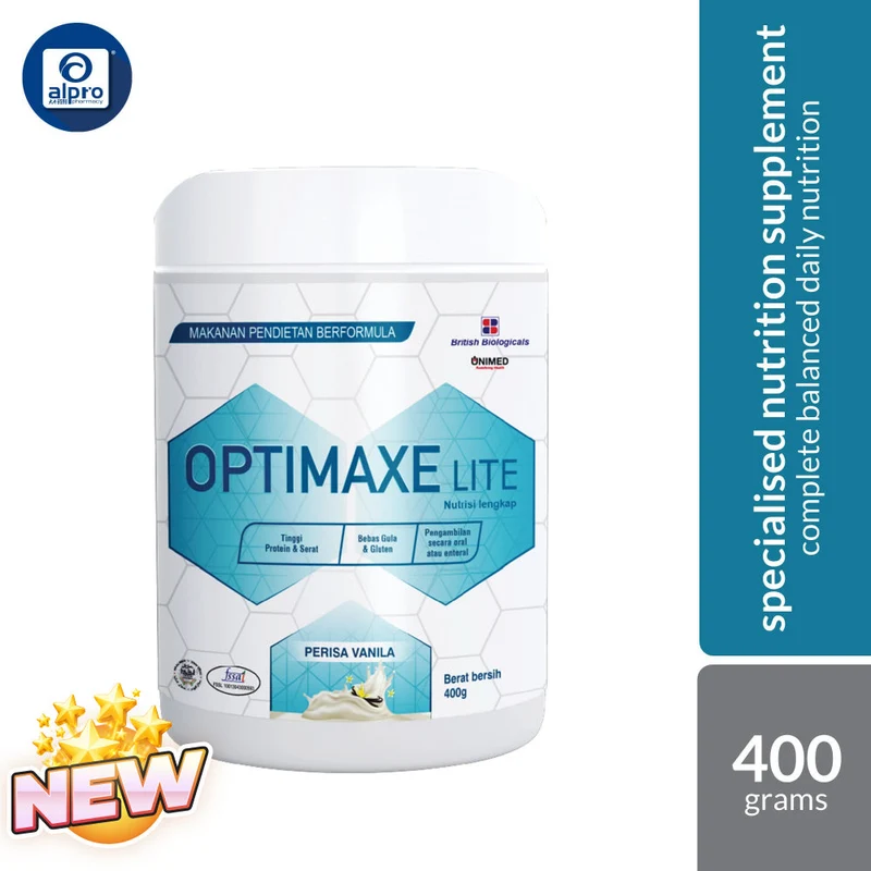 Criticare Optimaxe Lite 400g | Complete Balanced Daily Nutrition