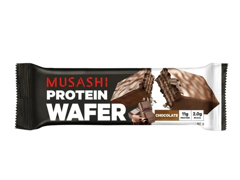 Musashi Protein Wafer Bars Chocolate 40g