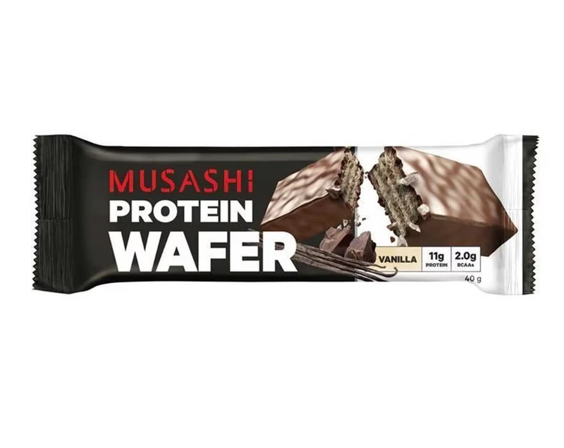 Musashi Protein Wafer Bars Vanilla 40g