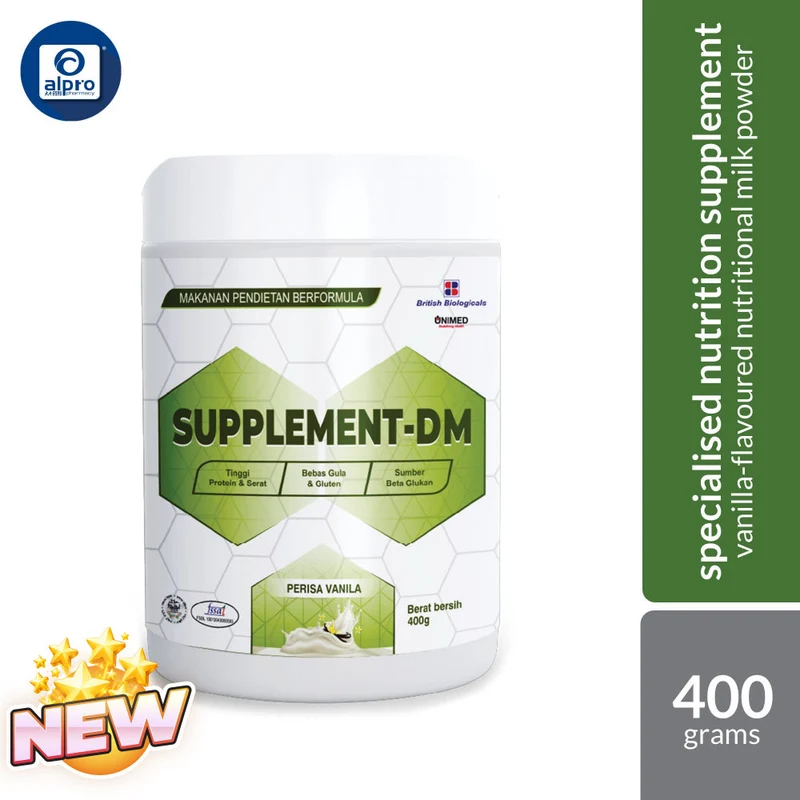 Criticare Supplement-D Formulated Diet Supplement 400g | Vanilla-Flavoured Nutritional Milk Powder