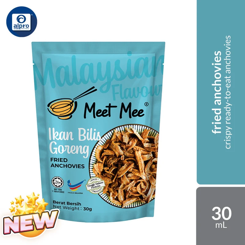 Meet Mee Fried Anchovies 30g | Crispy Ready-To-Eat Anchovies