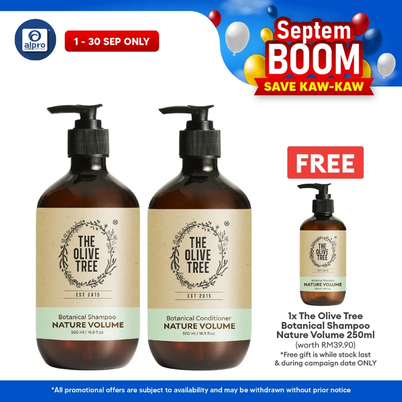The Olive Tree Hair Fall Rescue Set (Shampoo & Conditioner)