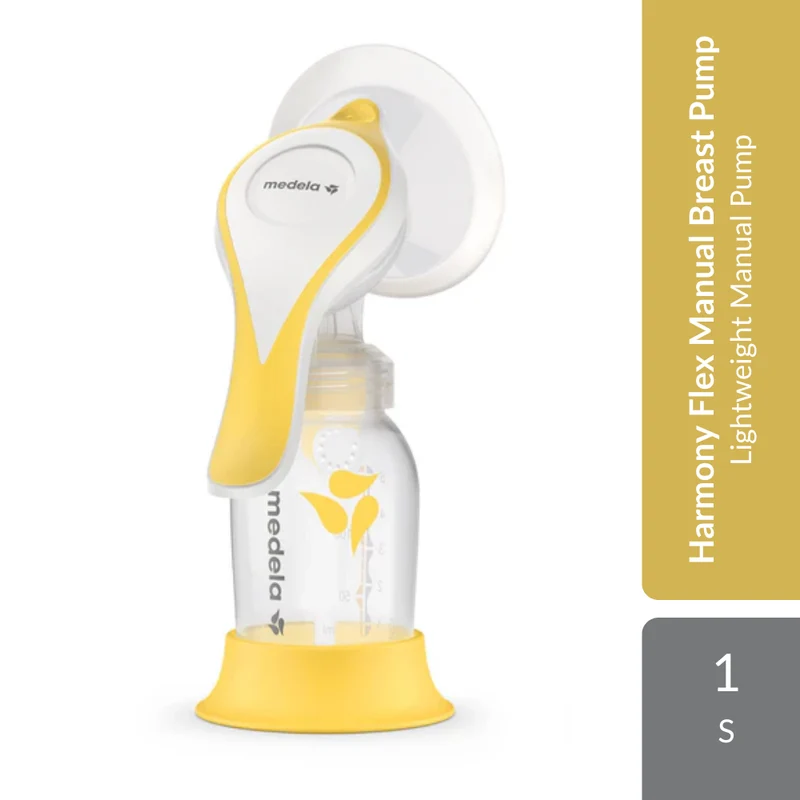 Medela Harmony Flex Manual Breast Pump 1s | Lightweight Manual Pump For Comfortable Milk Expression