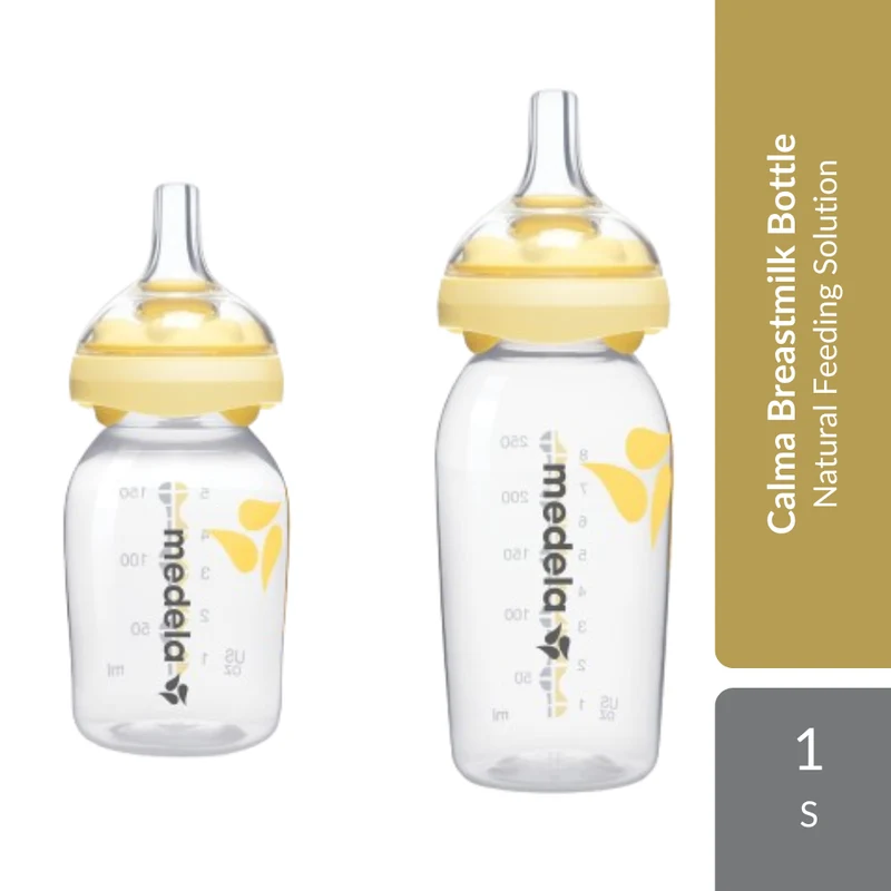 Medela Calma Breastmilk Bottle 1s | Natural Feeding Solution For Smooth Breast-To-Bottle Transition
