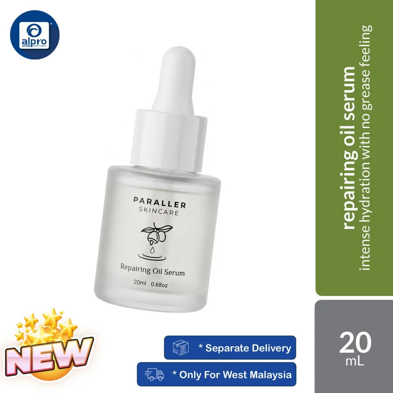 Paraller Skin Care Repairing Oil Serum 20mL | Intense Hydration with No Grease Feeling