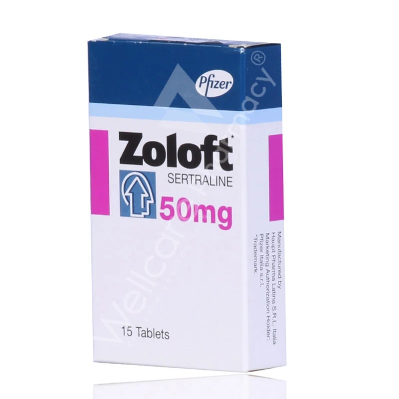 Zoloft 50mg Tablets 15'S