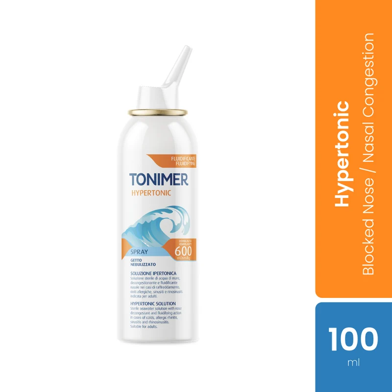 Tonimer Lab Hypertonic Nasal Spray 100ml | Natural Sea Water