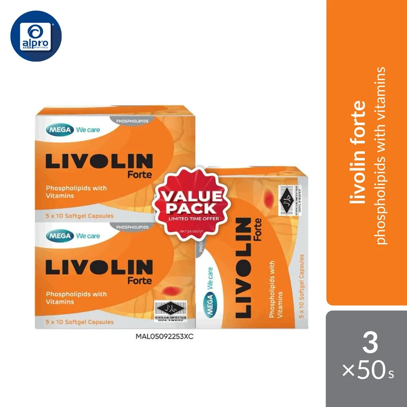Mega Livolin Forte 3x50s | Health Supplement