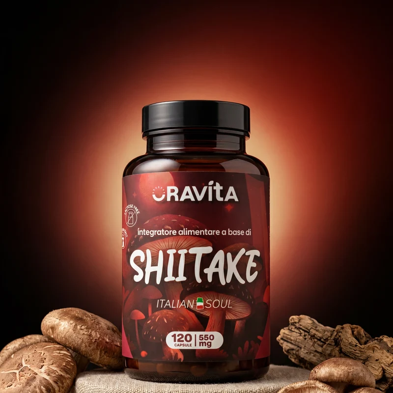 Shiitake Estratto Titolato | Immunita, Vitalita e Colesterolo