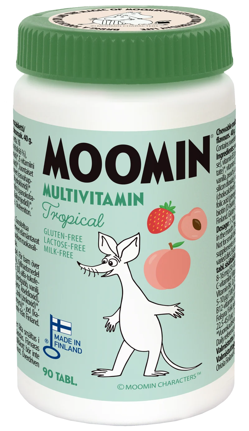 Mumin multivitamin tropisk tuggtablett 90 st