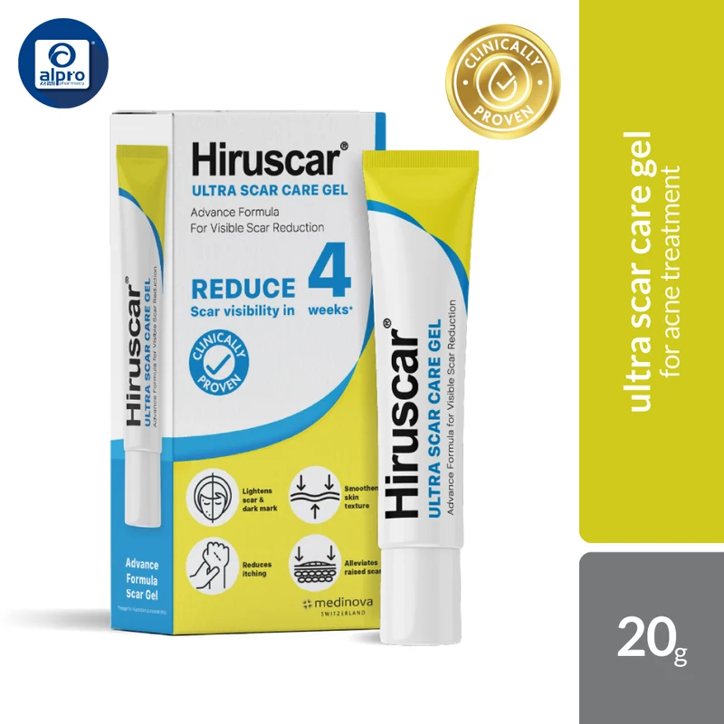 Hiruscar Ultra Scar Care Gel 20g | Reduces Scar Visibility in 4 Weeks
