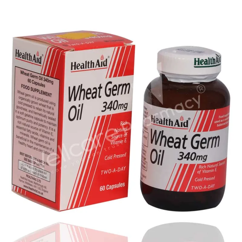 Health Aid Wheat Germ Oil Capsules 60'S