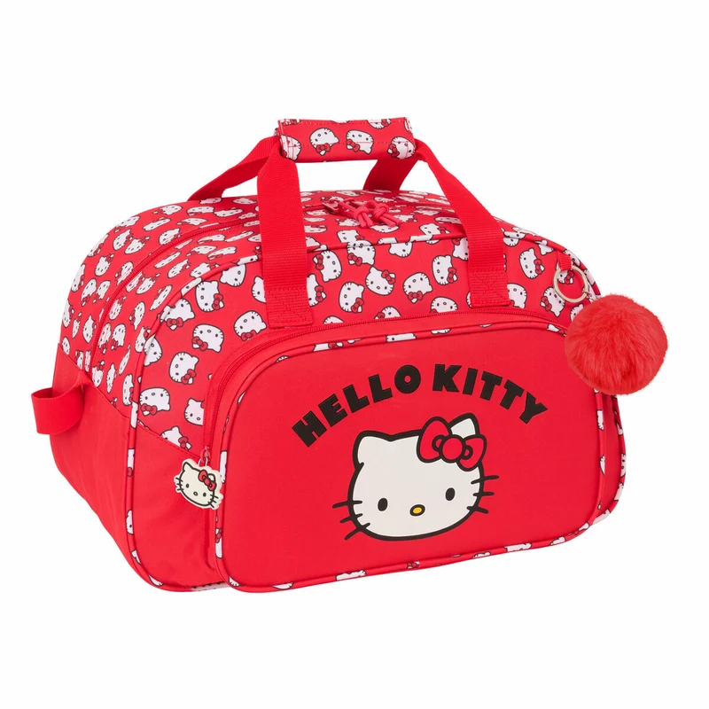 Urheilukassi Hello Kitty Iconic Valkoinen Punainen 40 x 24 x 23 cm