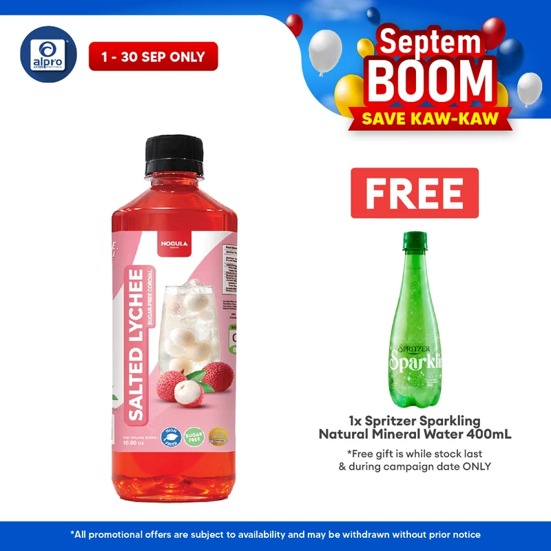 Sweetlab Nogula Lychee Cordial | Sugar Free Cordial, Low Calories