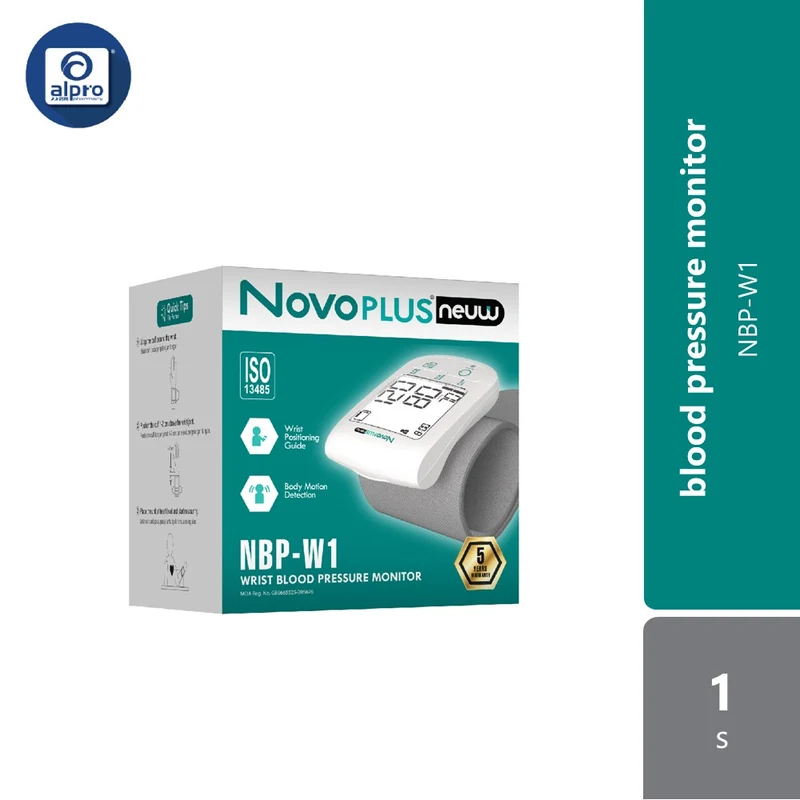 Novoplus Neuw Wrist Blood Pressure Monitor NBP-W1 | Measure at Wrist