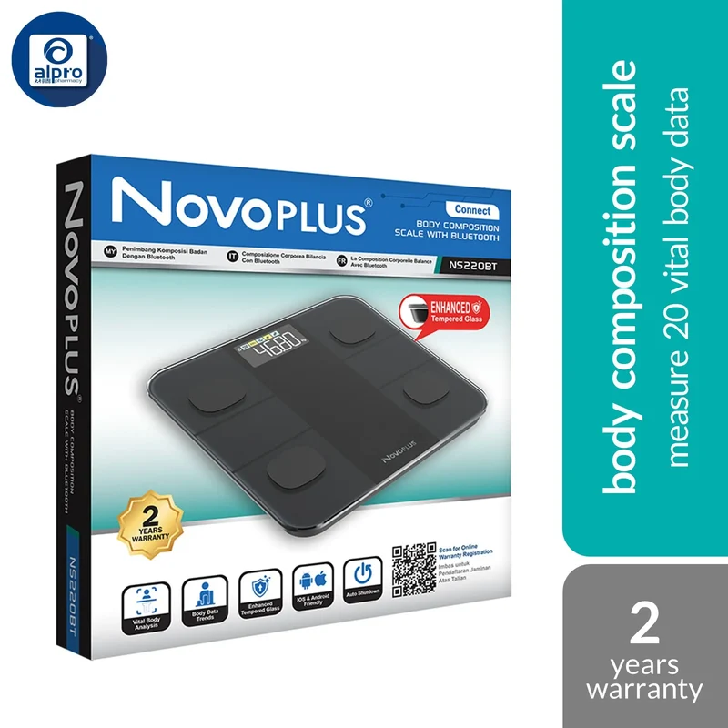 Novoplus Body Composition Scale with Bluetooth NS220BT