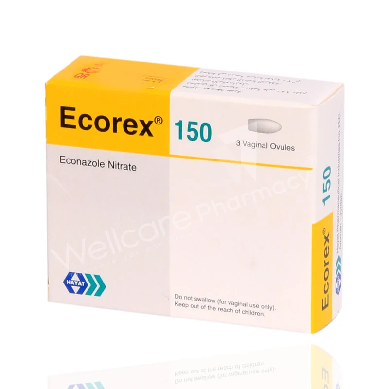 Ecorex 150mg Vaginal Ovules 3'S