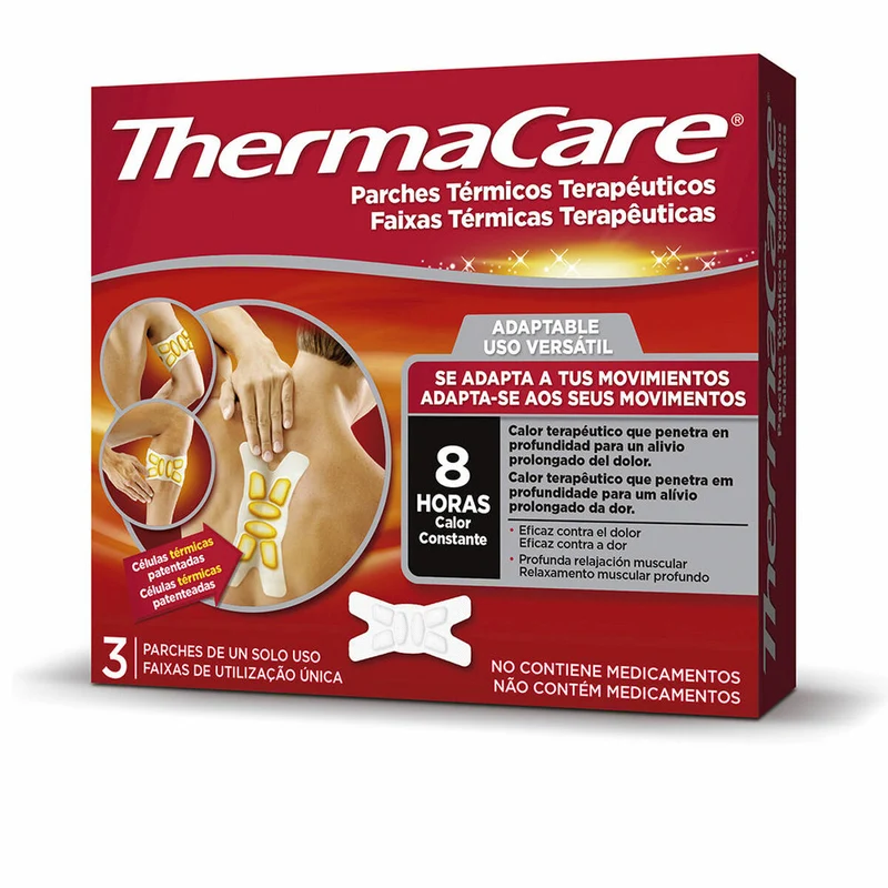 Kehon lämpötarralaput Thermacare Thermacare (3 osaa)