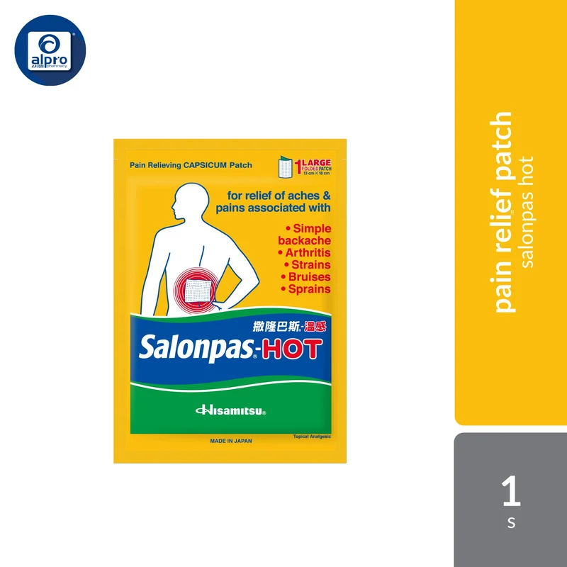 Hisamitsu Salonpas Hot Patch 1s | Pain Relieving