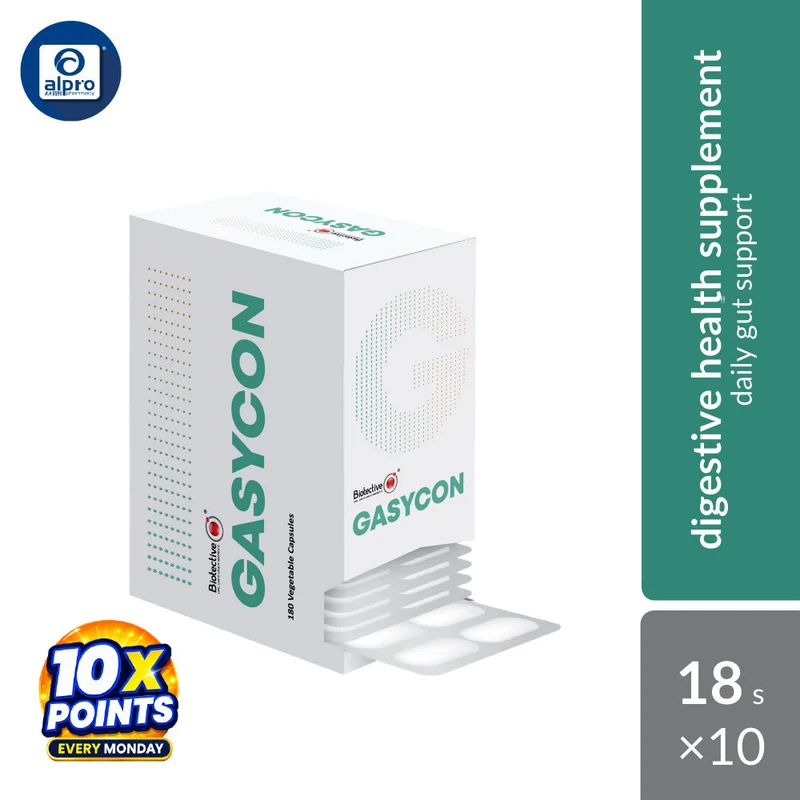 Biotective Gasycon 18s X 10s | Daily Gut Support