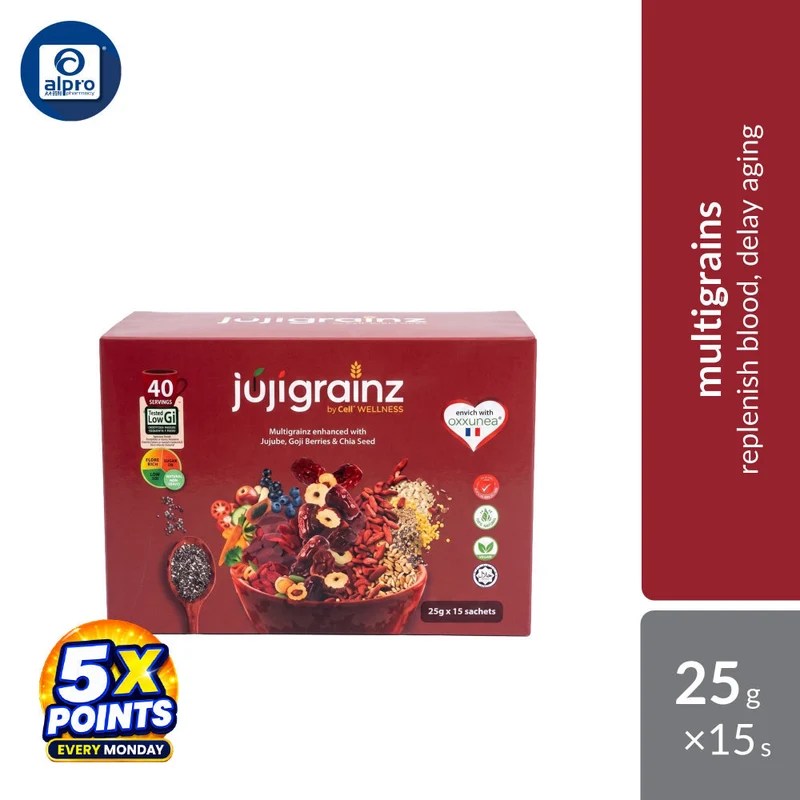 ItsColl Jujigrainz Red Date Whole Grain Nutrition Drink 25g ×15s| Supports Overall Wellbeing for Women