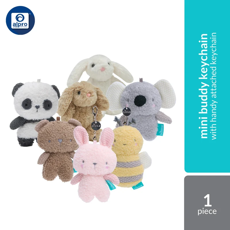 Bubble Mini Keychain Assorted (Bubble Buddy / Cuddly) 1pcs | Includes Keychain Easily Attach to Bag or Key Ring