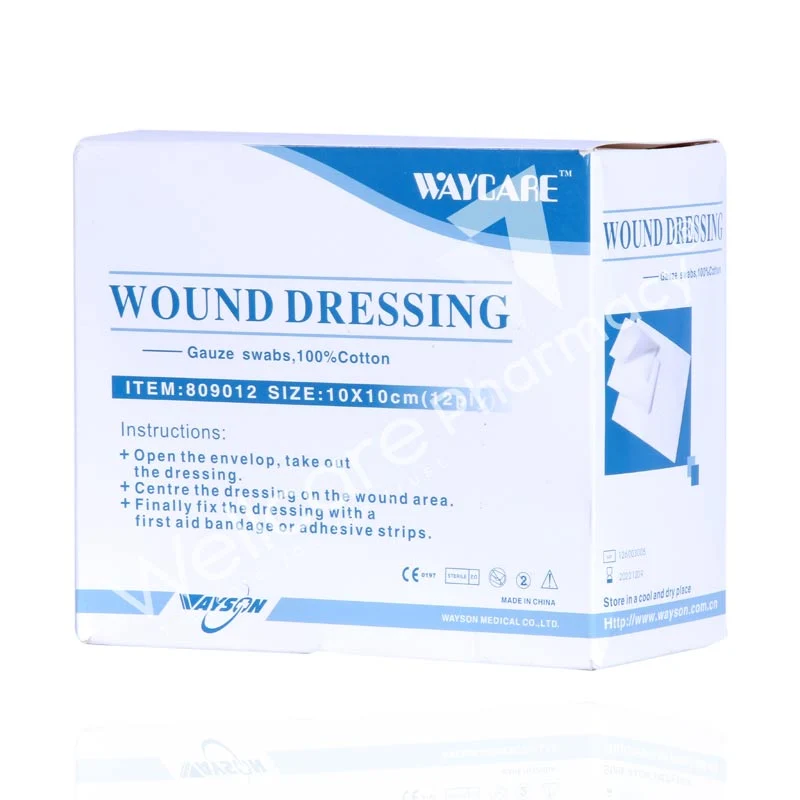 Waycare Sterile Gauze Swabs 10x10 Cm 30'S