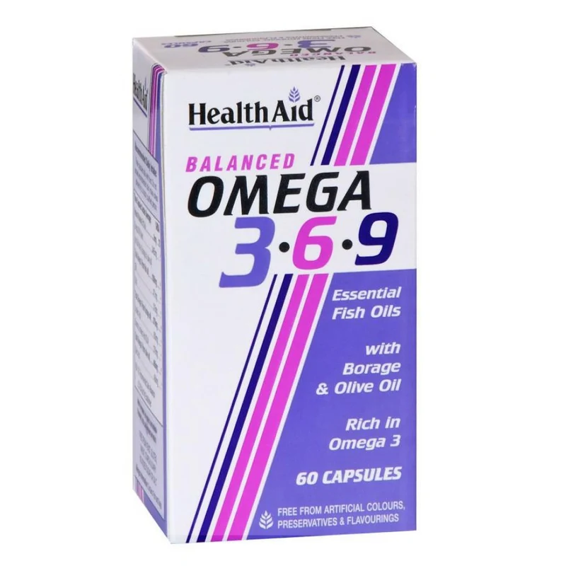 Health Aid Balanced Omega 3,6,9 Capsules 60'S