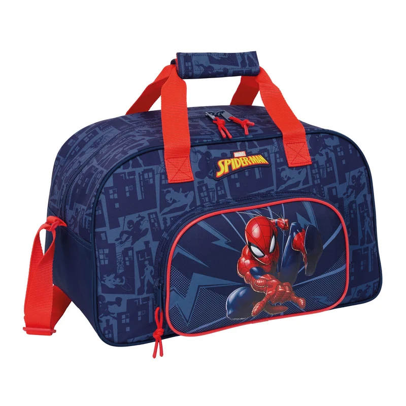 Urheilukassi Spider-Man Sininen 40 x 24 x 23 cm