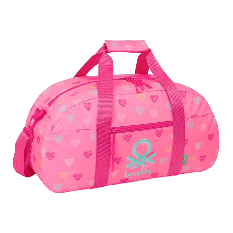 Urheilukassi Benetton Heart Pinkki 50 x 26 x 20 cm