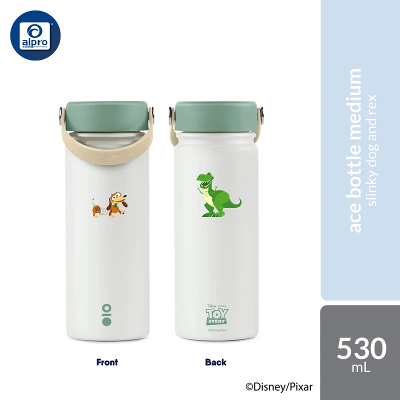 Montigo Ace Bottle Medium Toy Story Inseparable Pals Collection (Slinky Dog & Rex/ Alien & Mr. Potato/ Buttercup & Trix)
