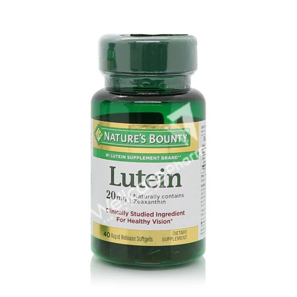 Nature'S Bounty Lutein 20mg Capsules 40'S