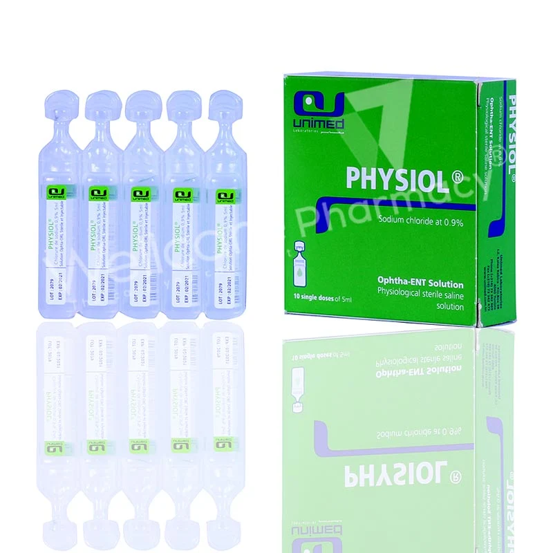Physiol Normal Saline Unidoses 5ml 10'S