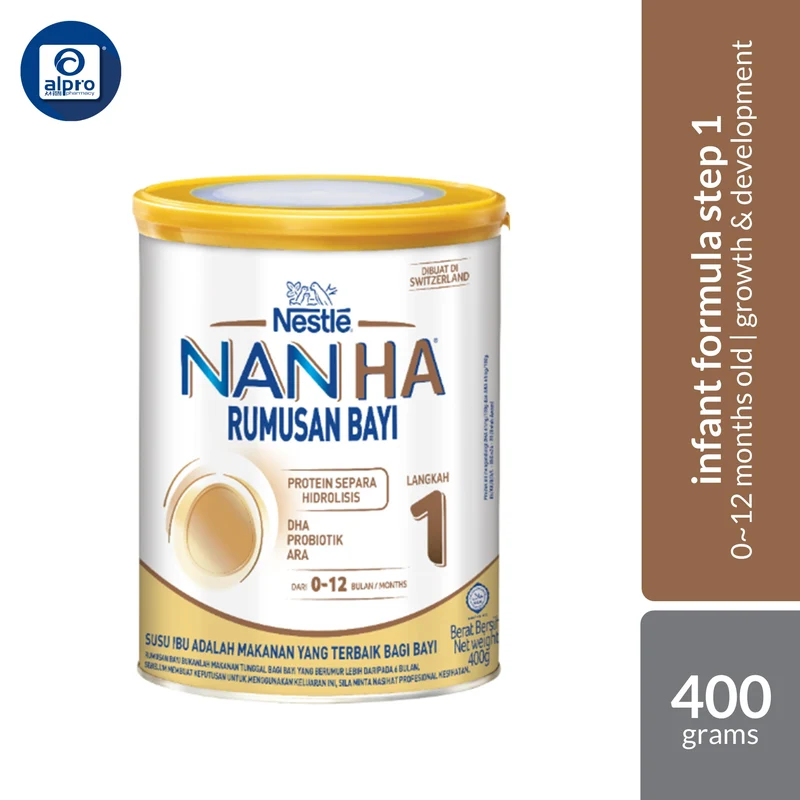 Nestle NAN HA® Step 1 (0~12 Months) 400g | Essential Nutrients for Growth & Development