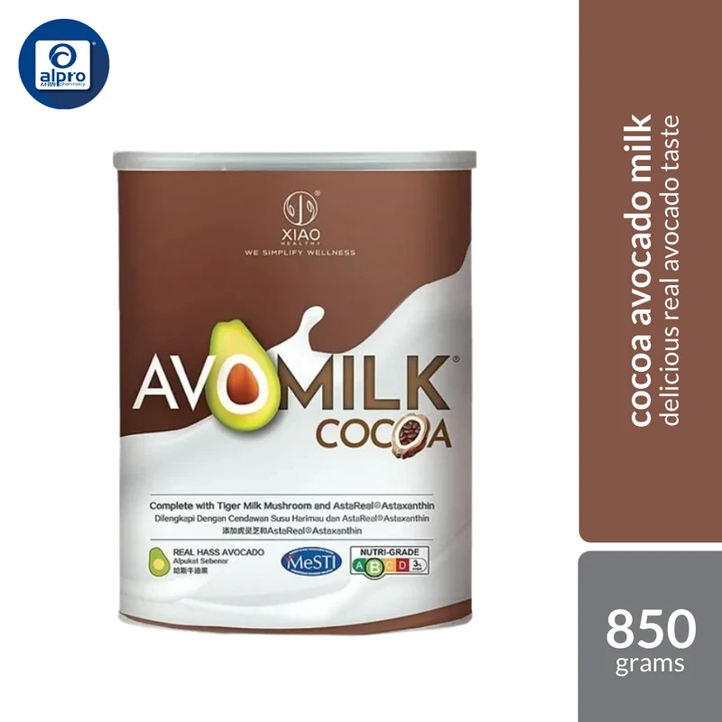 Xiao Healthy Avomilk Cocoa 850g | Made with Real Hass Avocado & Cocoa Blend