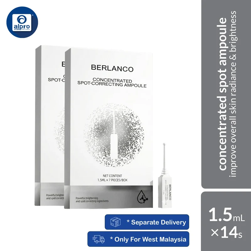 Berlanco Night Spot Correcting Ampoule 1.5mL × 14s | Improves Skin Radiance & Targets Uneven Skin Tone