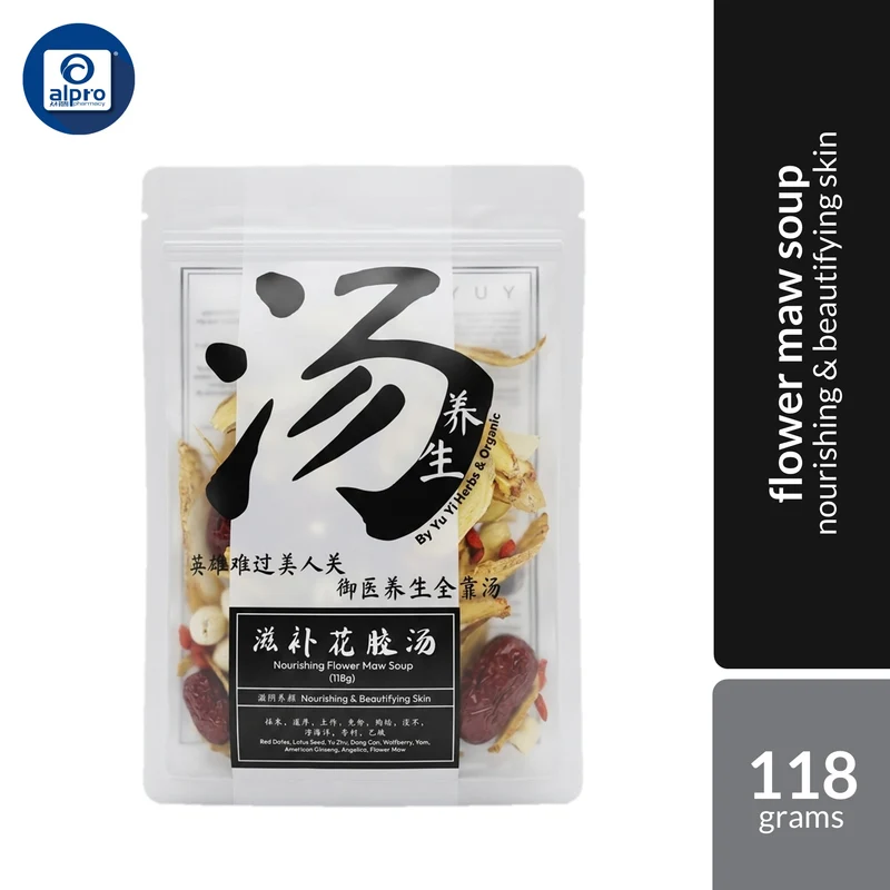 Yu Yi Nourishing Flower Maw Soup 118g | Premium Flower Maw Herbal Soup for Family Nourishment