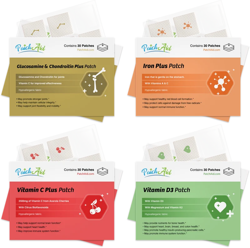 Weekend Warrior Vitamin Patch Pack
