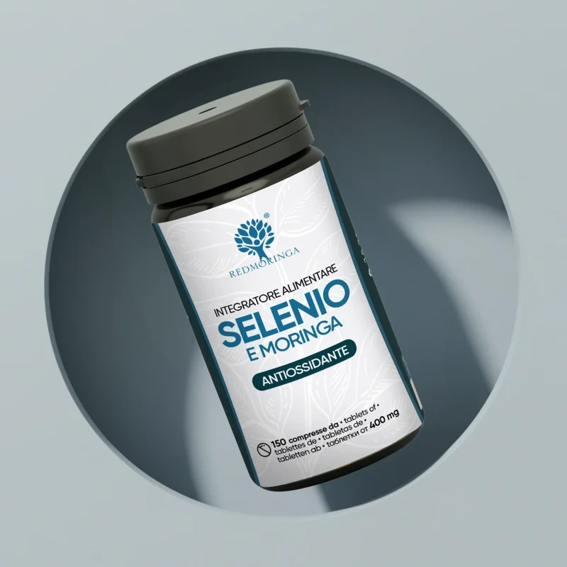 Integratore Selenio e Moringa per Tiroide e Spermogenesi