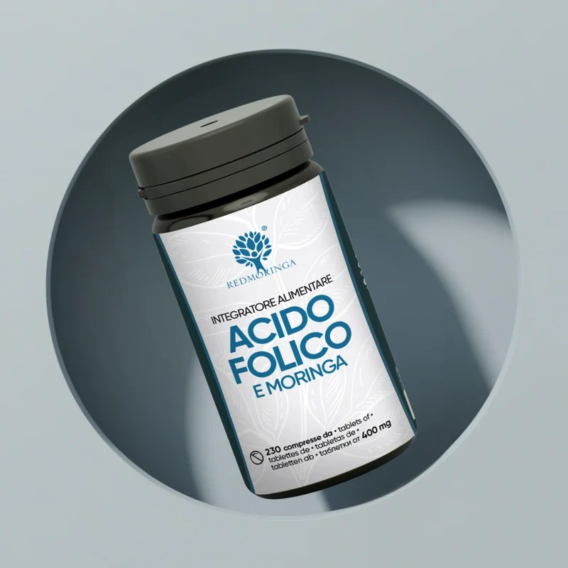 Integratore Gravidanza 400mcg Acido Folico e Moringa