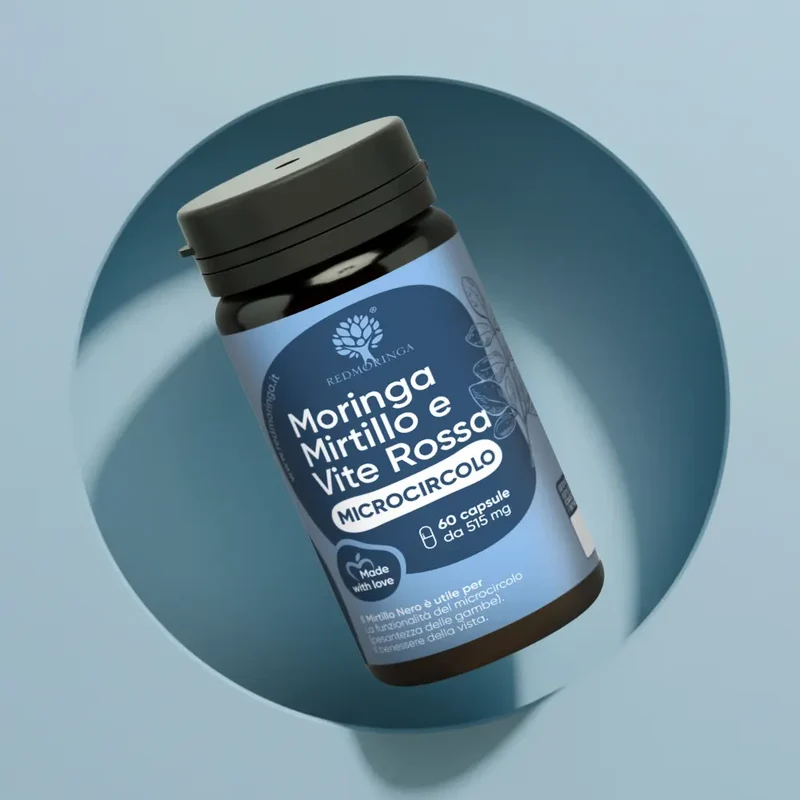 Integratore Microcircolo Gambe e Vene con Mirtillo Nero e Moringa