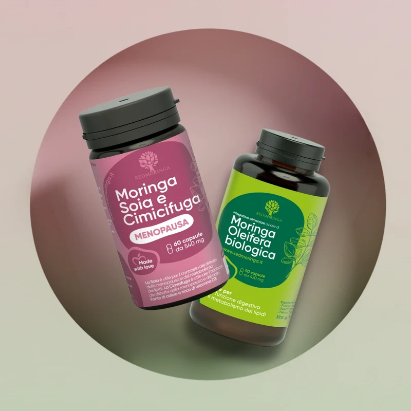Sollievo Vampate Menopausa | Integratore di Moringa e Isoflavoni