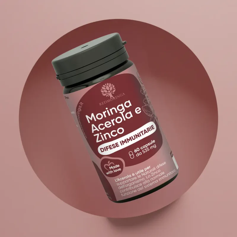 Integratore Difese Immunitare con Acerola, Zinco e Moringa