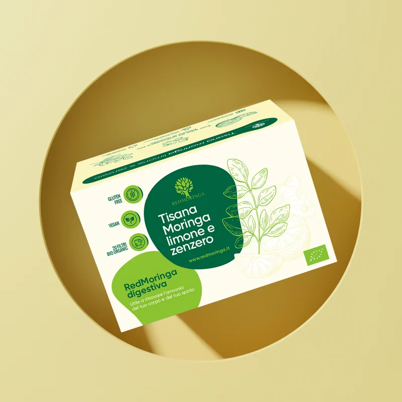 Tisana Digestiva alla Moringa, Zenzero e Limone