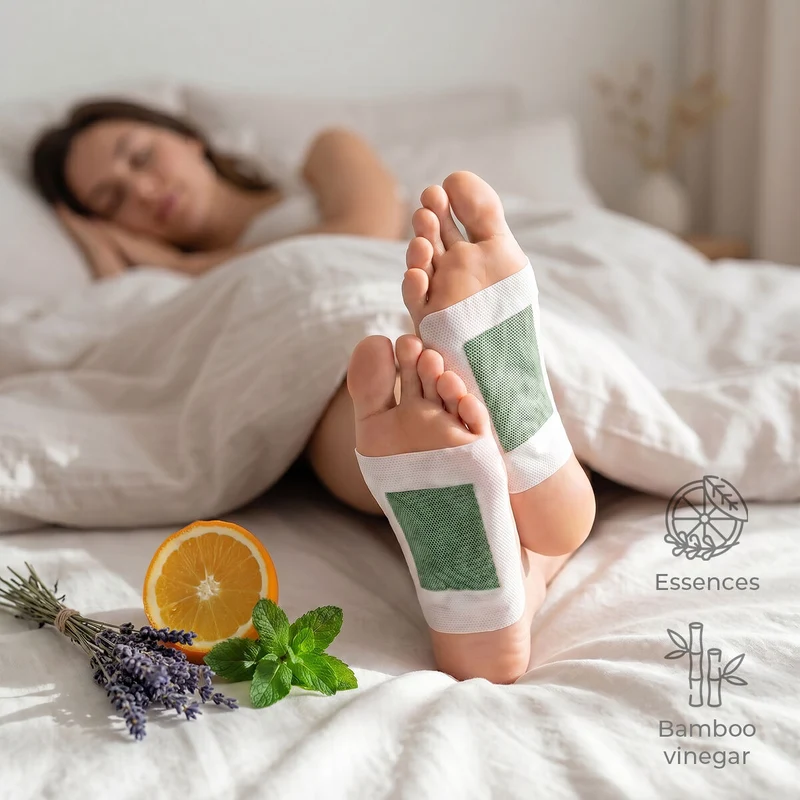 Detox Jalkapohjalaastarit Essences InnovaGoods 30 osaa