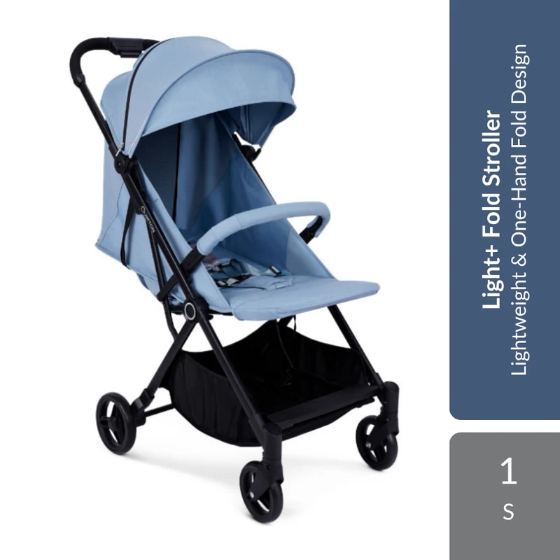 Quinton Light+ Fold Stroller 1s | Lightweight & One-Hand Fold Design For Easy Everyday Travel